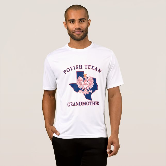 Camiseta Abuela texana polaca (Anverso completo)