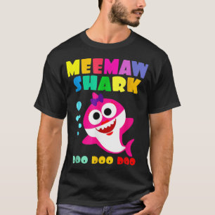 Camiseta Abuela Tiburón Divertida Mamá Niños Familia Día de