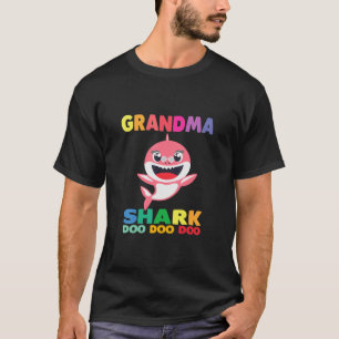 Camiseta Abuela Tiburón T-Shirt Doo Abuelo mamá papá