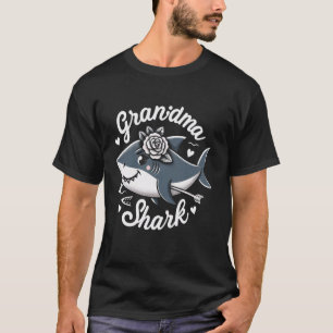 Camiseta Abuela Tiburón y su divertida familia de igual tib