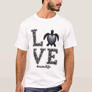 Camiseta Abuela Tortuga - Amar Mimi Vida Tortuga Marina, Mi