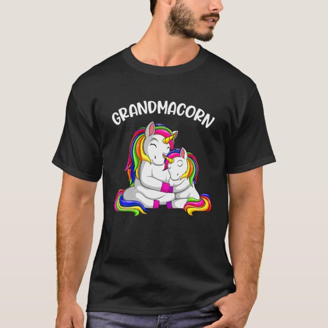 Camiseta Abuela Unicornio Día De La Madre (Anverso)