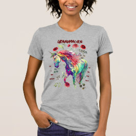 Camiseta Abuela Unicornio Fashionable