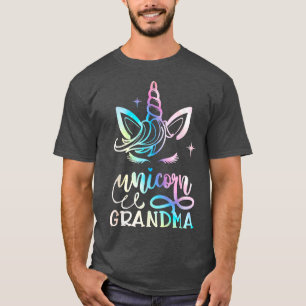 Camiseta Abuela unicornio, pareja familiar