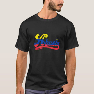 Camiseta Abuela Venezuela Flag Bandera Venezuelan Art Woman