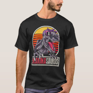 Camiseta Abuela vintage Idea Dinosaur Family Abuelo