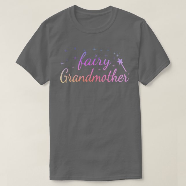 Camiseta Abuela y abuela de hadas, la mejor abuela que nunc (Diseño del anverso)