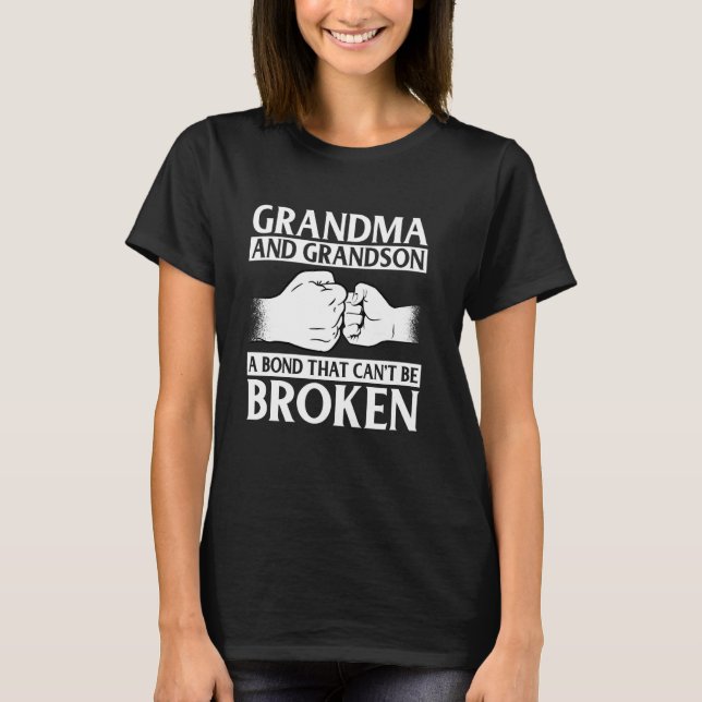 Camiseta Abuela Y Abuela Un Bono Que No Se Puede Romper (Anverso)