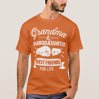 Camiseta Abuela y nieta mejores amigas de por vida