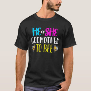 Camiseta Abuelas Bombas Revelación de Género de Abejas Él o