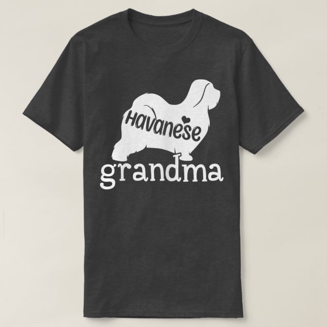 Camiseta Abuelas hhabanesas regalan Perro cubano Lo (Diseño del anverso)