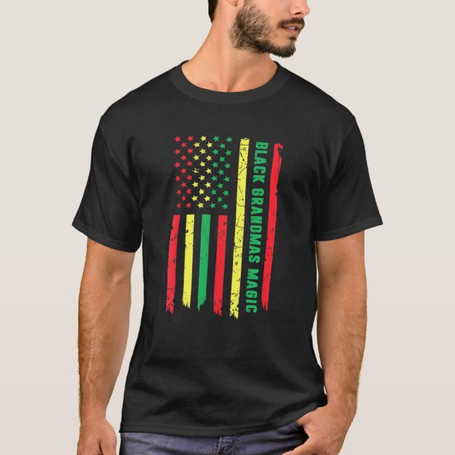 Camiseta Abuelas negras Magic African Women Black History M (Anverso)
