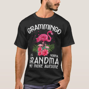 Camiseta Abuelita como una abuela normal Amante de los flam