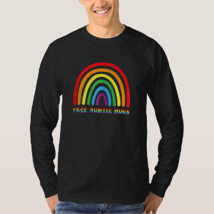 Camiseta Abuelita Gratis Besos Arcoíris Bandera LGBT Orgull