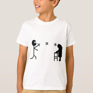Camiseta abuelita que lucha del mún ninja negro
