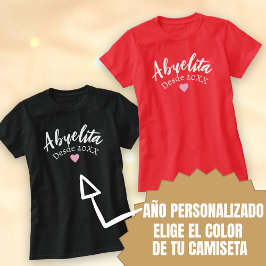 Camiseta Abuelita Regalo Personalizado