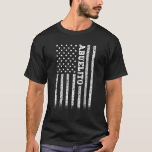 Camiseta Abuelito Bandera Americana T Shirt