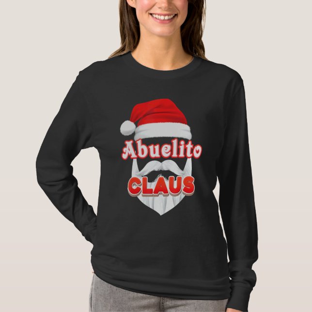 Camiseta Abuelito Claus Navidades Santa Face Merry Ugly Swe (Anverso)