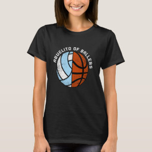 Camiseta Abuelito De Ballers Funny Voleibol Básquetbol