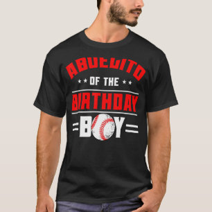 Camiseta Abuelito De La Familia Temática Birthday Béisbol