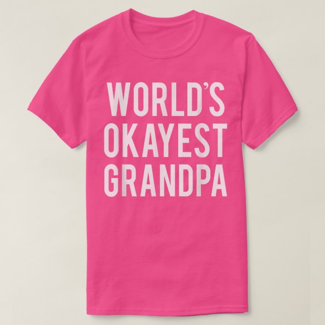 Camiseta Abuelito gracioso del mundo masculino (Diseño del anverso)