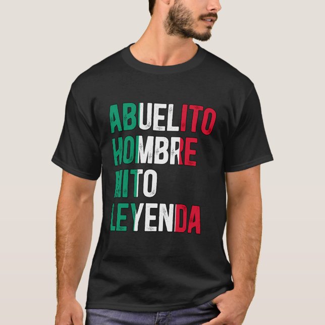 Camiseta Abuelito Leyenda abuelo Abuelito abuelo (Anverso)