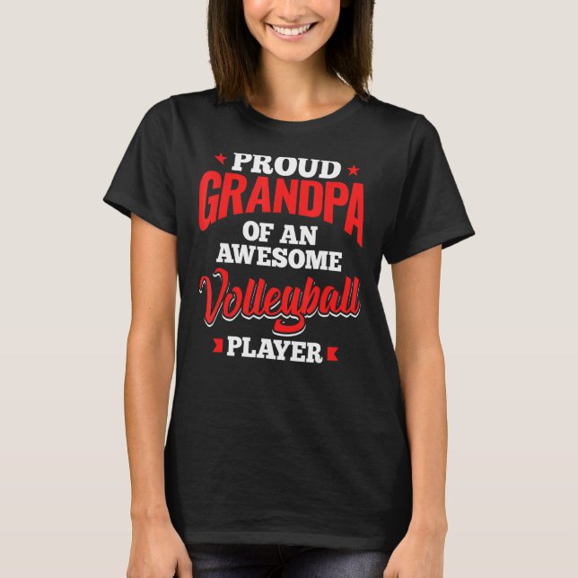 Camiseta Abuelitos Gráficos De Voleibol Y M (Anverso)