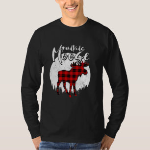 Camiseta Abuelitos Moose Red Plaid Buffalo Familia Matanza