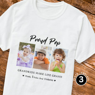 Camiseta Abuelitos pop orgullosos hacen la vida grandiosa 3