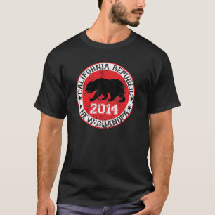 Camiseta abuelo 2014 de la república de California nuevo