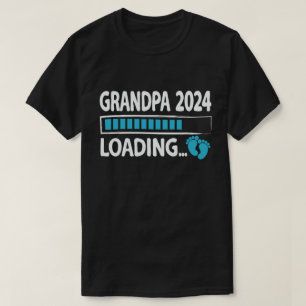 Camiseta Abuelo 2024 cargando al nuevo abuelo para ser
