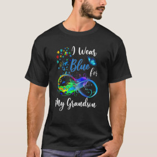 Camiseta Abuelo Abuela Que Uso Azul Para El Autismo De Mi A