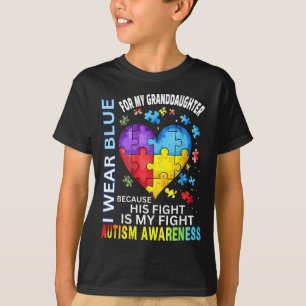Camiseta Abuelo Abuela Que Uso Azul Para Mi Nieta