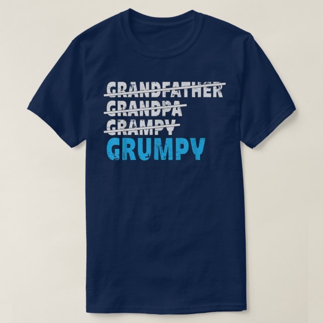 Camiseta Abuelo Abuelo Abuelo Grampy Grumpy para Hombres (Diseño del anverso)