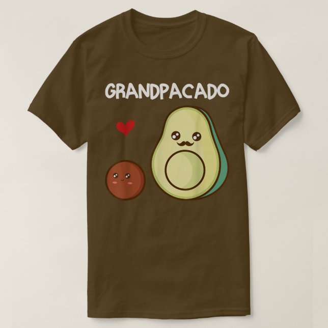 Camiseta Abuelo Abuelo Aguacate Invitación de Embarazo (Diseño del anverso)