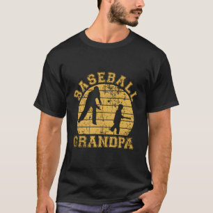 Camiseta Abuelo abuelo de béisbol abuelo nieto Orgullo papá