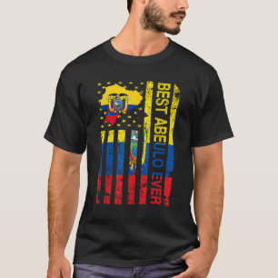 Camiseta Abuelo Abuelo Ecuatoriano - Ecuador Fathe bandera 