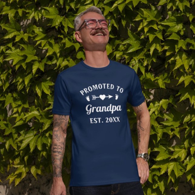 Camiseta Abuelo Abuelo Gramps Papa Ascendido Al Abuelo (Subido por el creador)