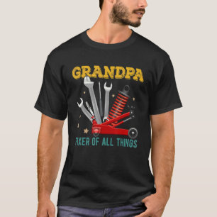 Camiseta Abuelo Arreglador De Todas Las Cosas Ingeniero Mec