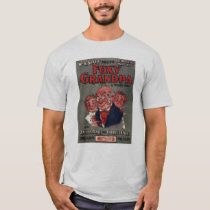 Camiseta Abuelo astuto (ceniza)