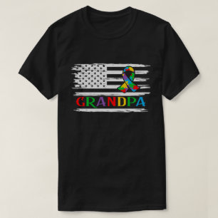 Camiseta Abuelo autista, conciencia sobre el autismo
