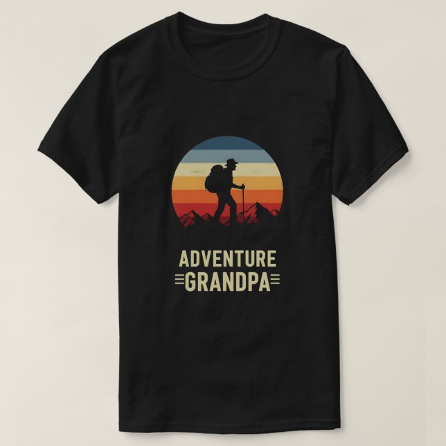 Camiseta Abuelo Aventurero (Diseño del anverso)