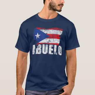 Camiseta Abuelo Bandera de Puerto Rico Abuelo Abuelo Padre