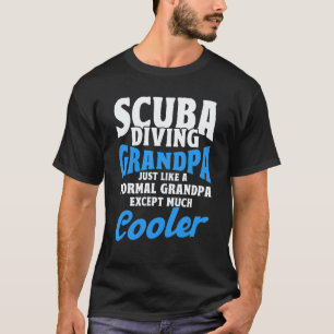 Camiseta Abuelo Buceo Subacuático Océano Buceo