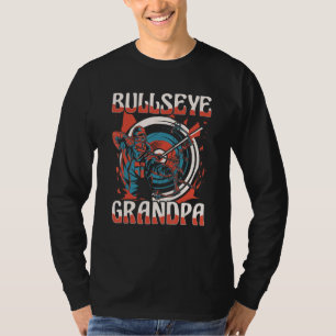 Camiseta Abuelo Bullseye Bowman Bow Arrows Grands