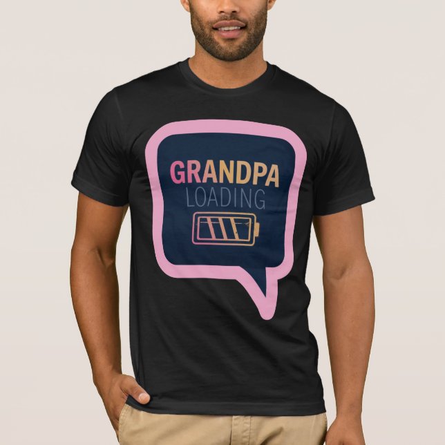 Camiseta Abuelo Cargando Divertido (Anverso)
