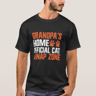 Camiseta Abuelo Casa Zona Oficial de Sueño de Gato Abuelo G