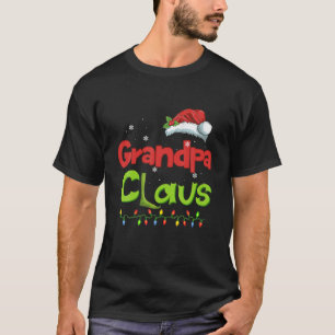 Camiseta Abuelo Claus Navidades de la familia divertida de 