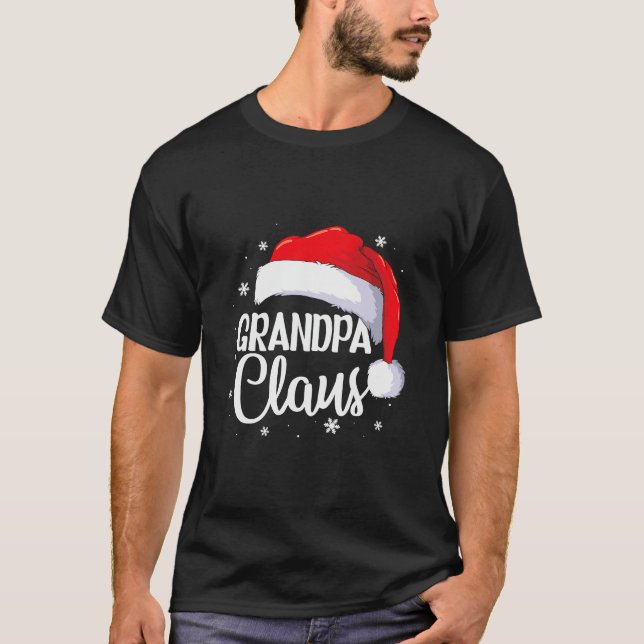Camiseta Abuelo Claus Navidades Familia Pajama Santa Hat Me (Anverso)