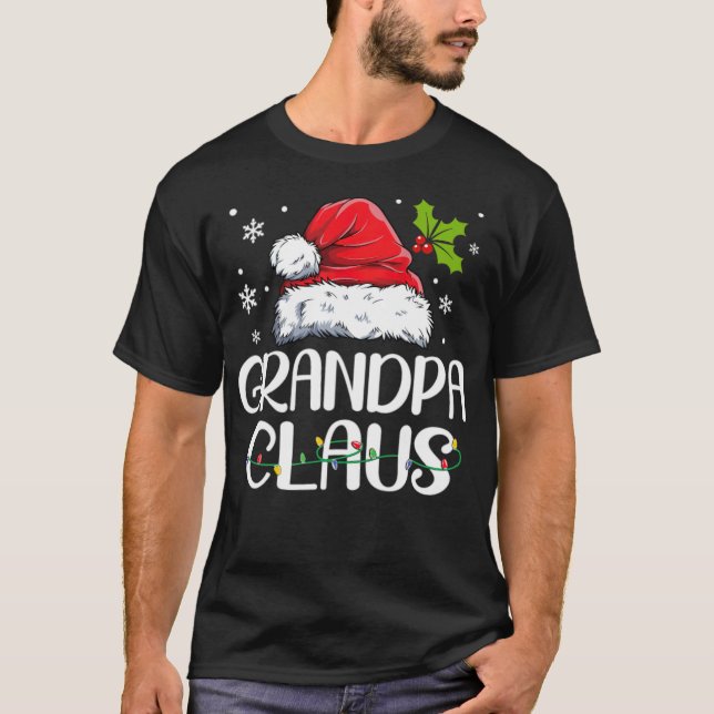 Camiseta Abuelo Claus Santa Funny Navidades Pajama gay bud (Anverso)